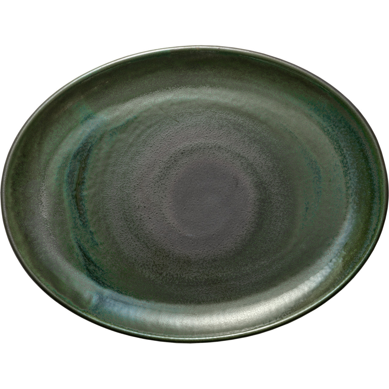 Perfect Match, Coupplatte oval 361 x 281 mm Avocado